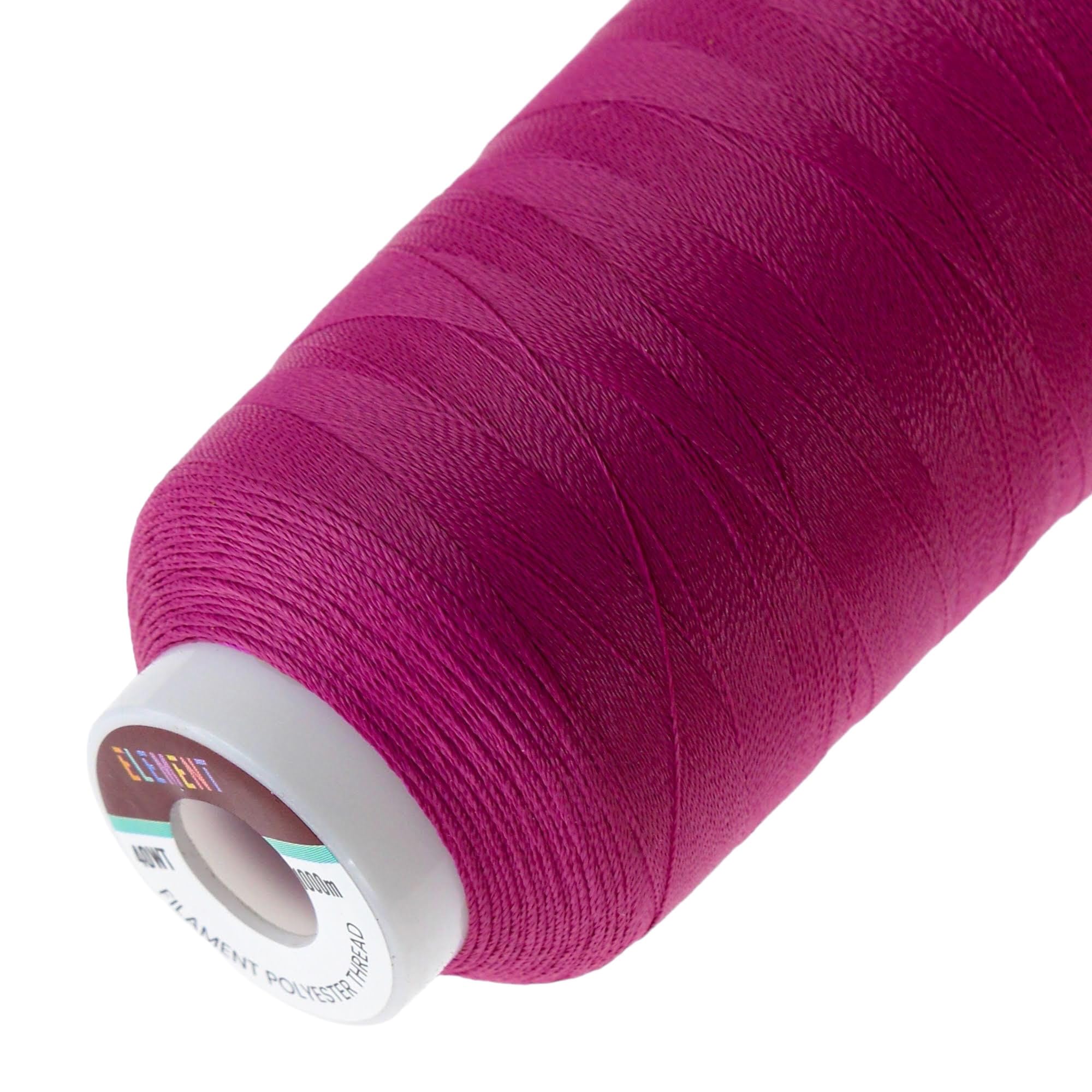 Element Thread Club 40wt Machine Embroidery Polyester Thread | 1000m (1049yd) | Matte | Azalea