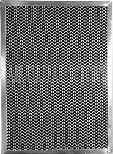 Miniatura 2 de Air Filter Factory Filtro de campana extractora de carbón de carbón de 10-1316 x 16-14 x 332 pulgadas, paquete de 2 unidades