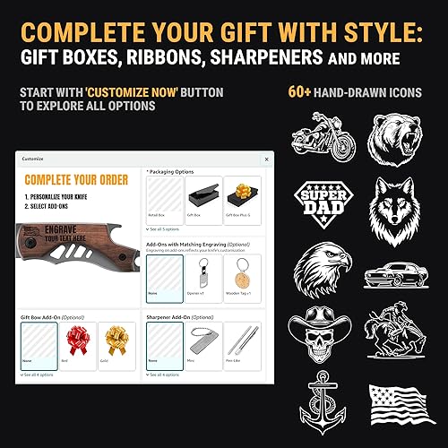 Miniatura 4 de Navaja de bolsillo pequeña personalizada para hombres, cuchillos personalizados, regalos personalizados para hombres, cuchillo único para él, regalo