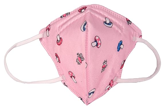 Advind Healthcare Smog Guard N95 Kids Mask Without Valve (For Kids Age 4-12 Years)