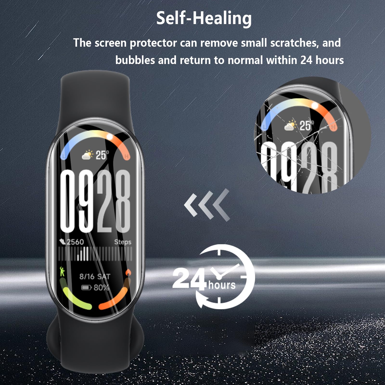 Protector De Pantalla TPU Para Xiaomi Band 10 – Pack De 4, Anti-Huellas, Sin Burbujas Y Cobertura Total