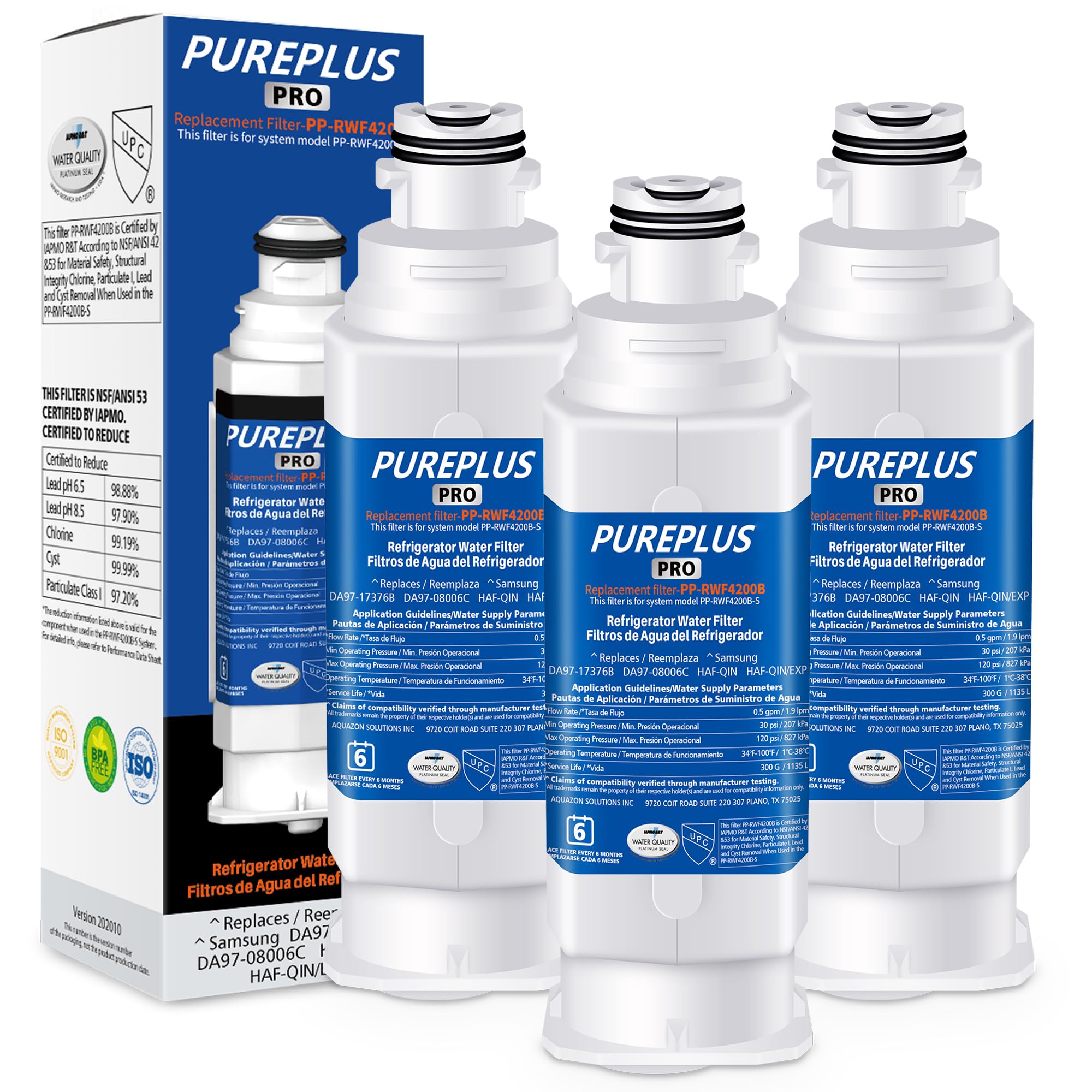 Amazon.com: PUREPLUS DA97-17376B NSF 53&42 Certified Water Filter 