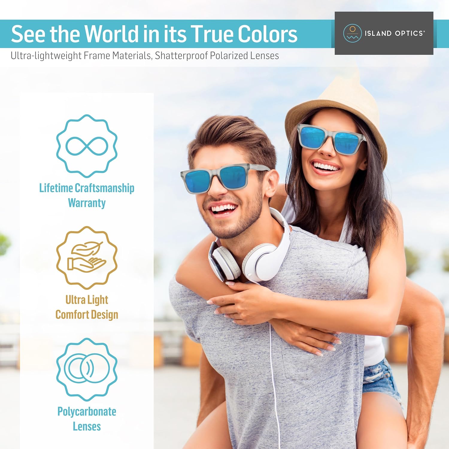 Capa Sunglasses by Island Optics – Polarized, Sharp, and Durable for Fishing, Boating & Outdoor Adventures