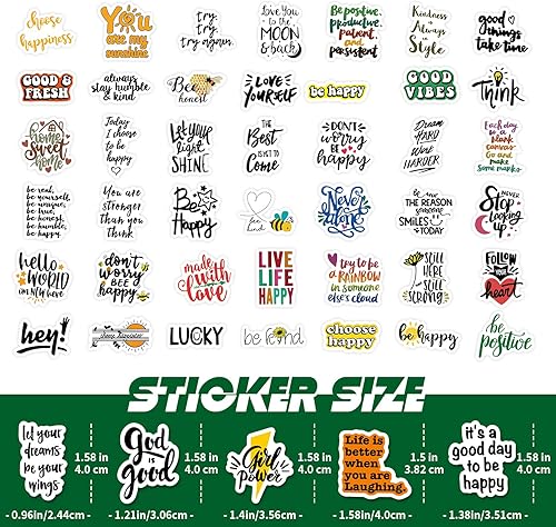Miniatura 2 de 100 calcomanías inspiradoras para adultos, afirmaciones positivas para niños, citas motivacionales para botellas de agua, álbumes de recortes,