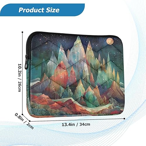 Miniatura 8 de Beautiful Jewel Mountain - Funda para computadora portátil de 15.6 pulgadas, impermeable, funda protectora para laptop
