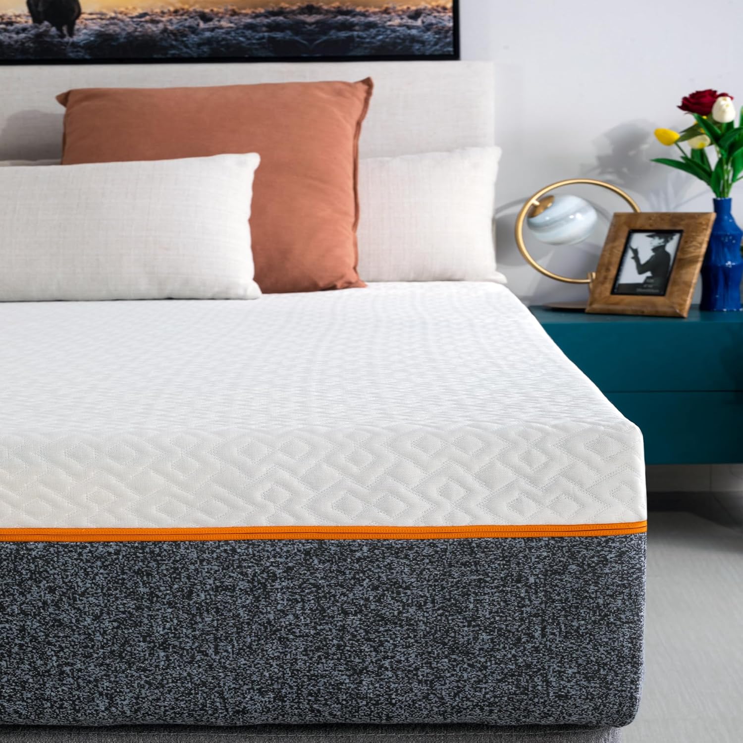 Askme Twin Mattress 10 Inch Memory Foam Mattress,Medium