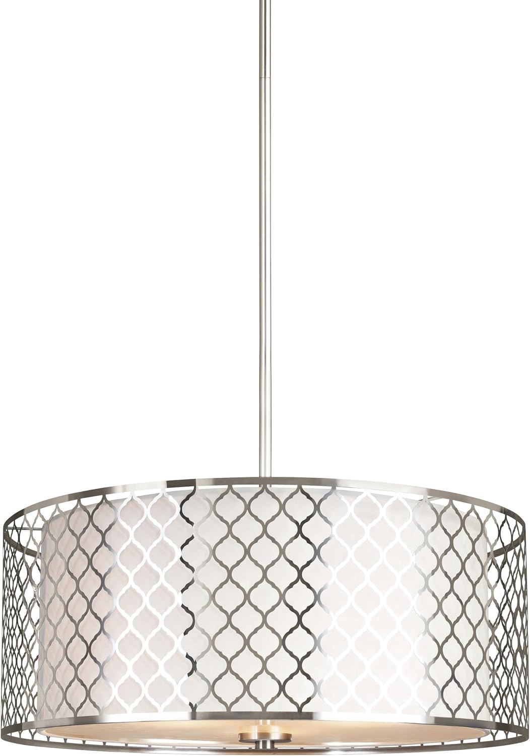 Featured Product Sea Gull Lighting 6515503EN3-962 Jourdanton Pendant Hanging Modern Fixture, Three - Light, Brushed Nickel