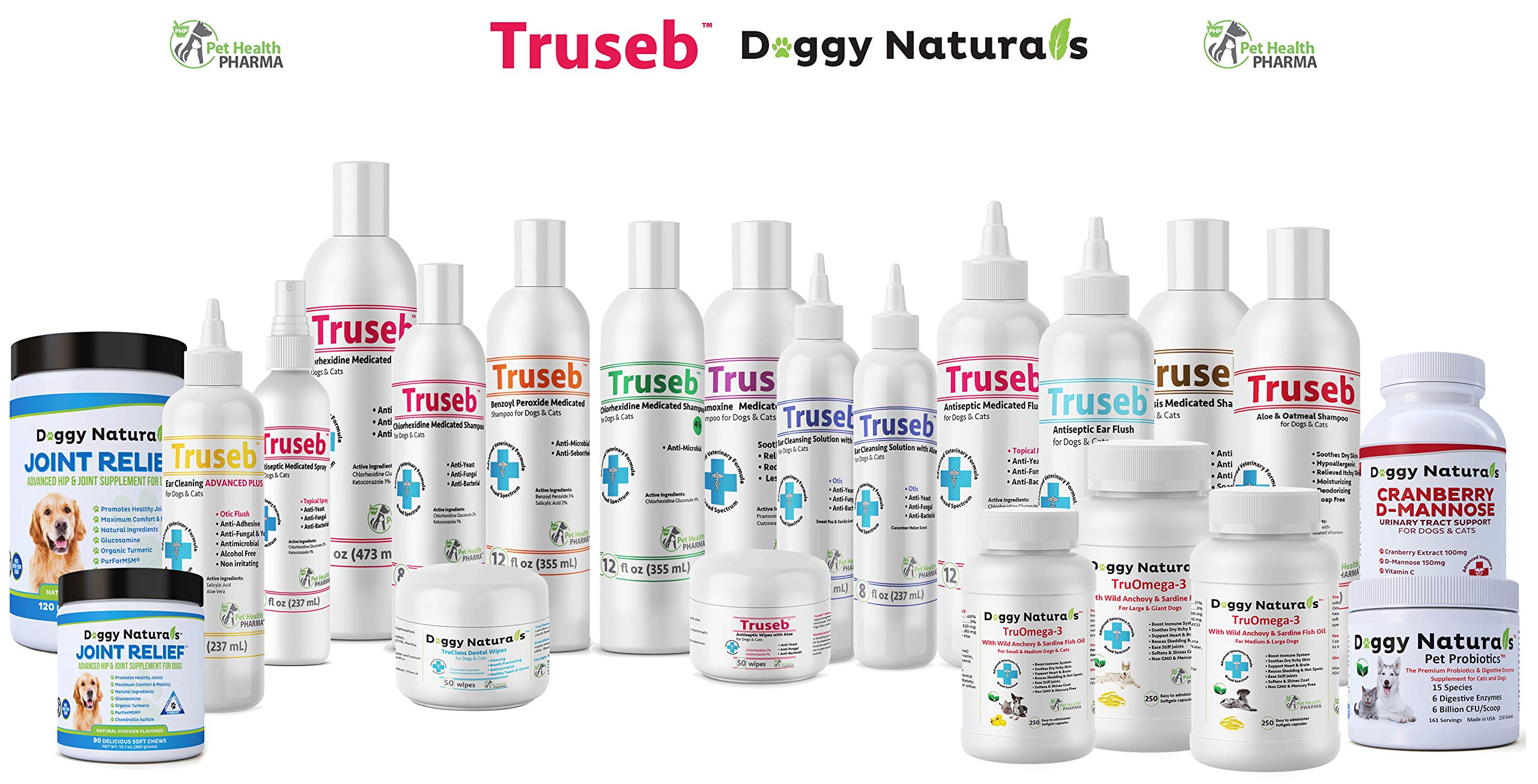 Buy Truseb 1 Ear Cleaner Flush Dog and Cat Tris Flush Ear Infection