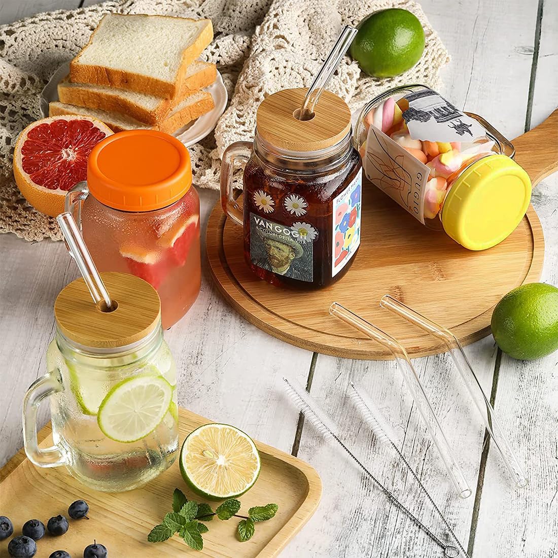 Coperchi Riutilizzabili Per Yogurt La Fermière - 12 Pezzi, Diametro 67mm, Plastica - Foto 13