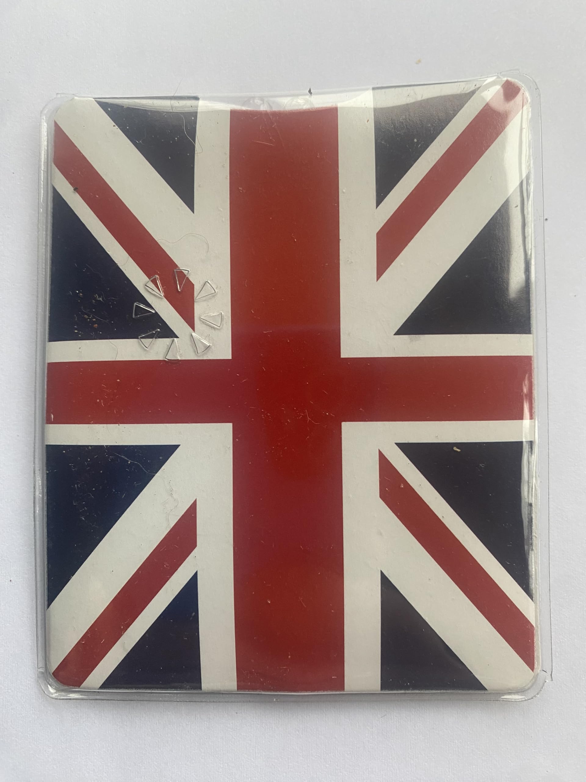 Chichi Red, White, And Blue Maranda Ti Mi Torch Union Jack Flag Design Handy Hand Bag Purse Flashlight