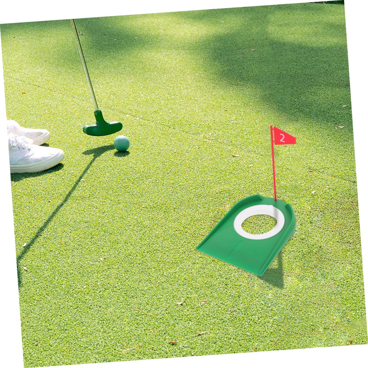 BESPORTBLE 9pcs Golf Putting Cup Training Portable Golf Practice Tool for Enhanced Accuracy and Skill Development for Home Office and Outdoor Use