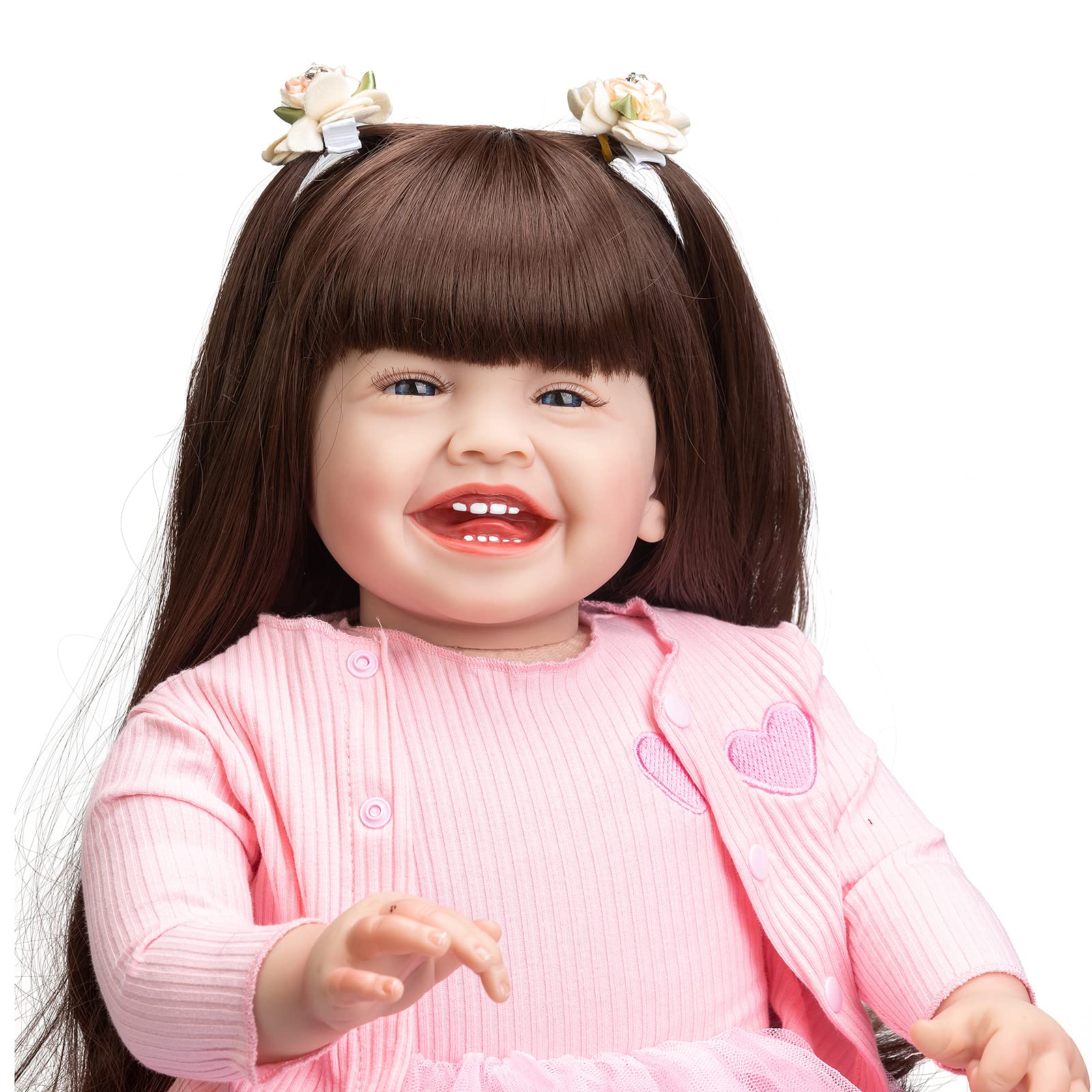 Amazon.co.jp: 60CM リボーン トドラー ドール 女の子 24インチ リアル