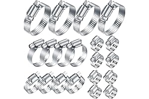 Durable Stainless Steel Drip Hose Clamps for Hassle-Free Hose Management