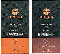 Café Torrado e Moído Orfeu Clássico e Intenso - Combo 2 x 250g