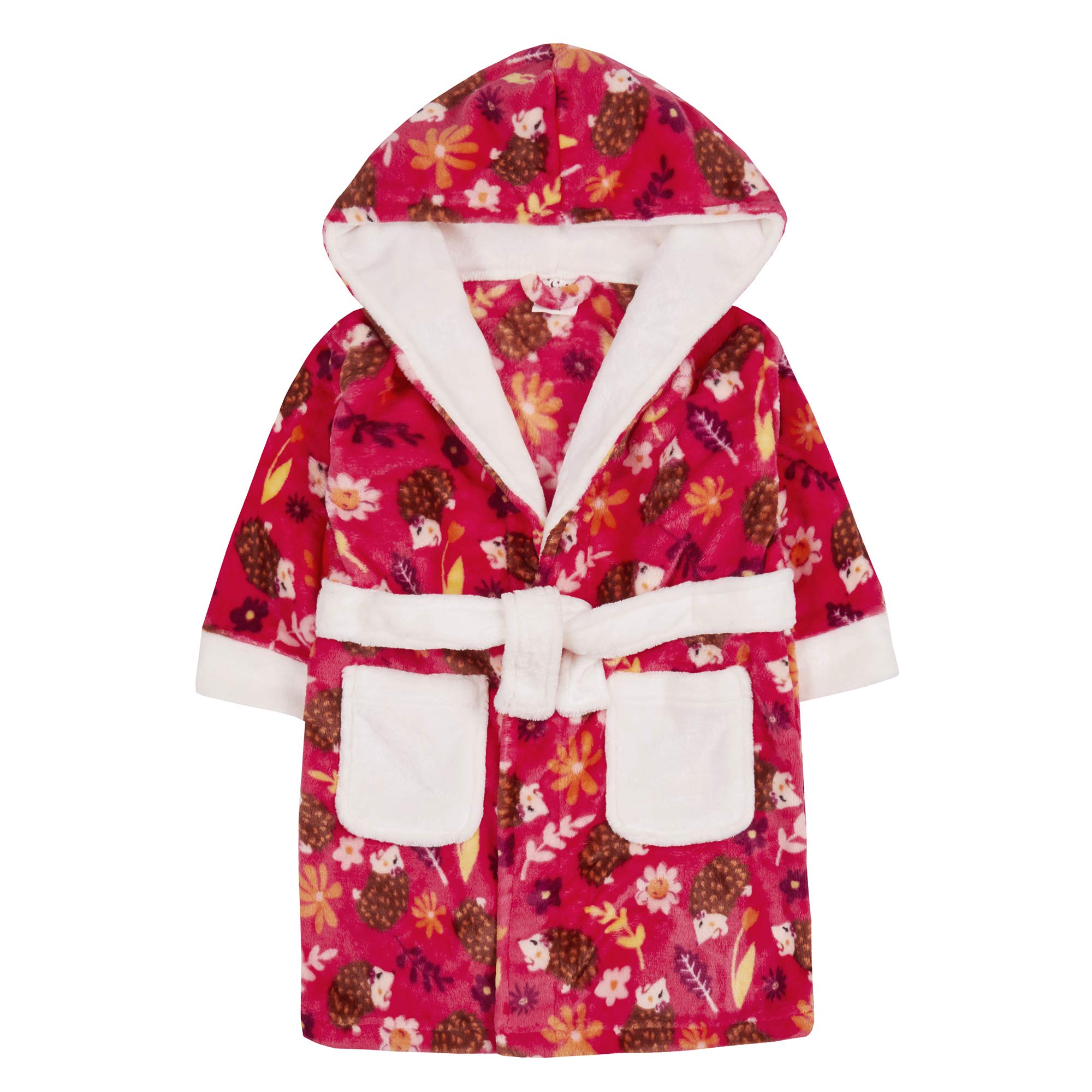 Lora Dora Girls Novelty Hedgehog Dressing Gown Pink 3-4 Years
