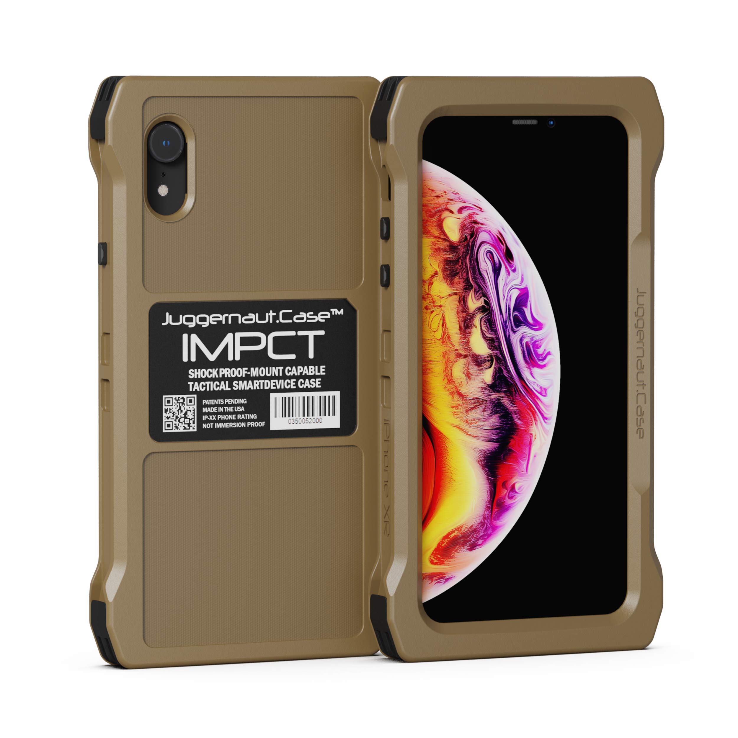 Juggernaut.Case - iPhone XR IMPCT - Military Grade, Tactical