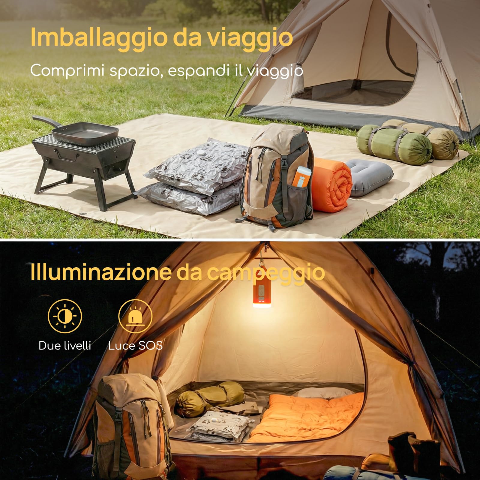 Viviendo 12 sacche sottovuoto con pompa senza filo, ricarica wireless, set salvaspazio per vestiti e biancheria