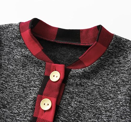 Miniatura 2 de Conjunto de 3 piezas de ropa de bebé recién nacido con estampado de manga larga + pantalones + sombrero