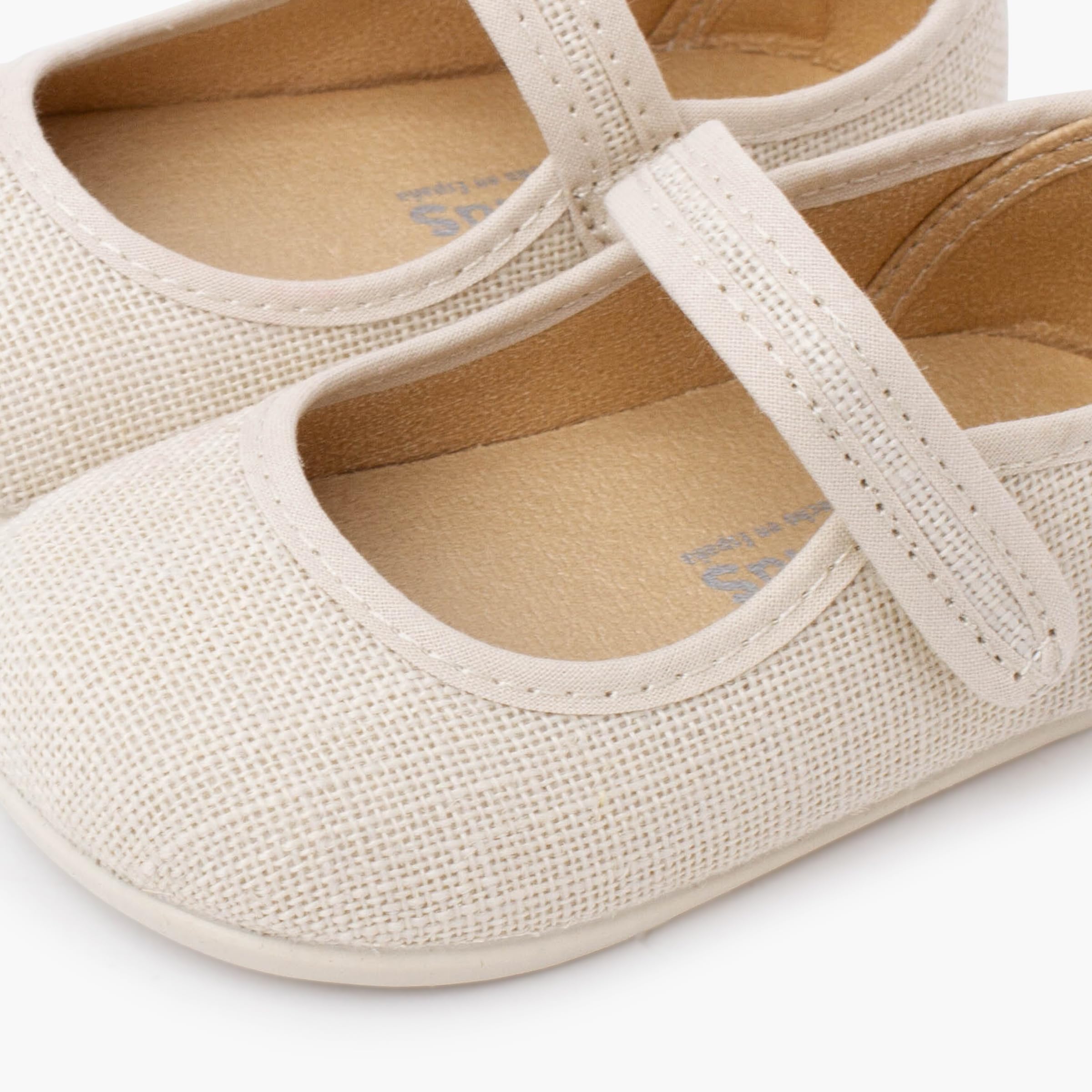 Pisamonas Merceditas Barefoot Lino Cierre Adherente