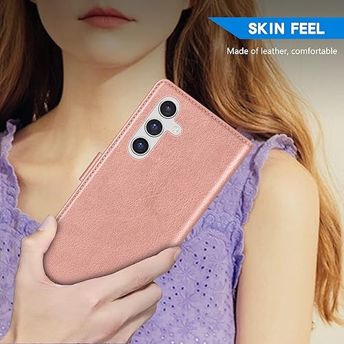 Miniatura 5 de ZZXX Funda tipo cartera para Samsung Galaxy A54 5G con bloqueo RFID, ranura para tarjetas, función atril, cierre magnético, funda protectora de