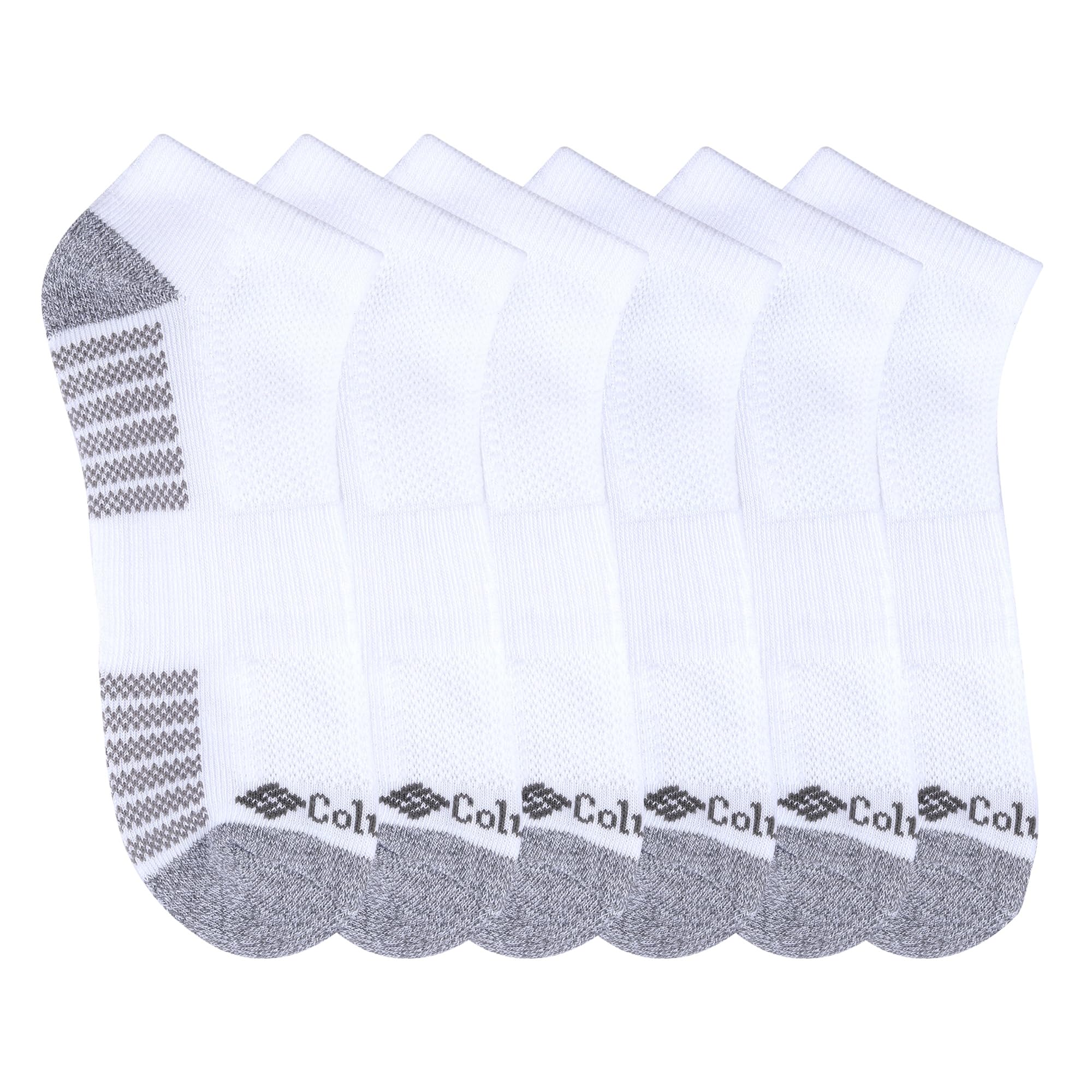 Men's Athletic Cushioned Arch Support No Show Socks Multipack