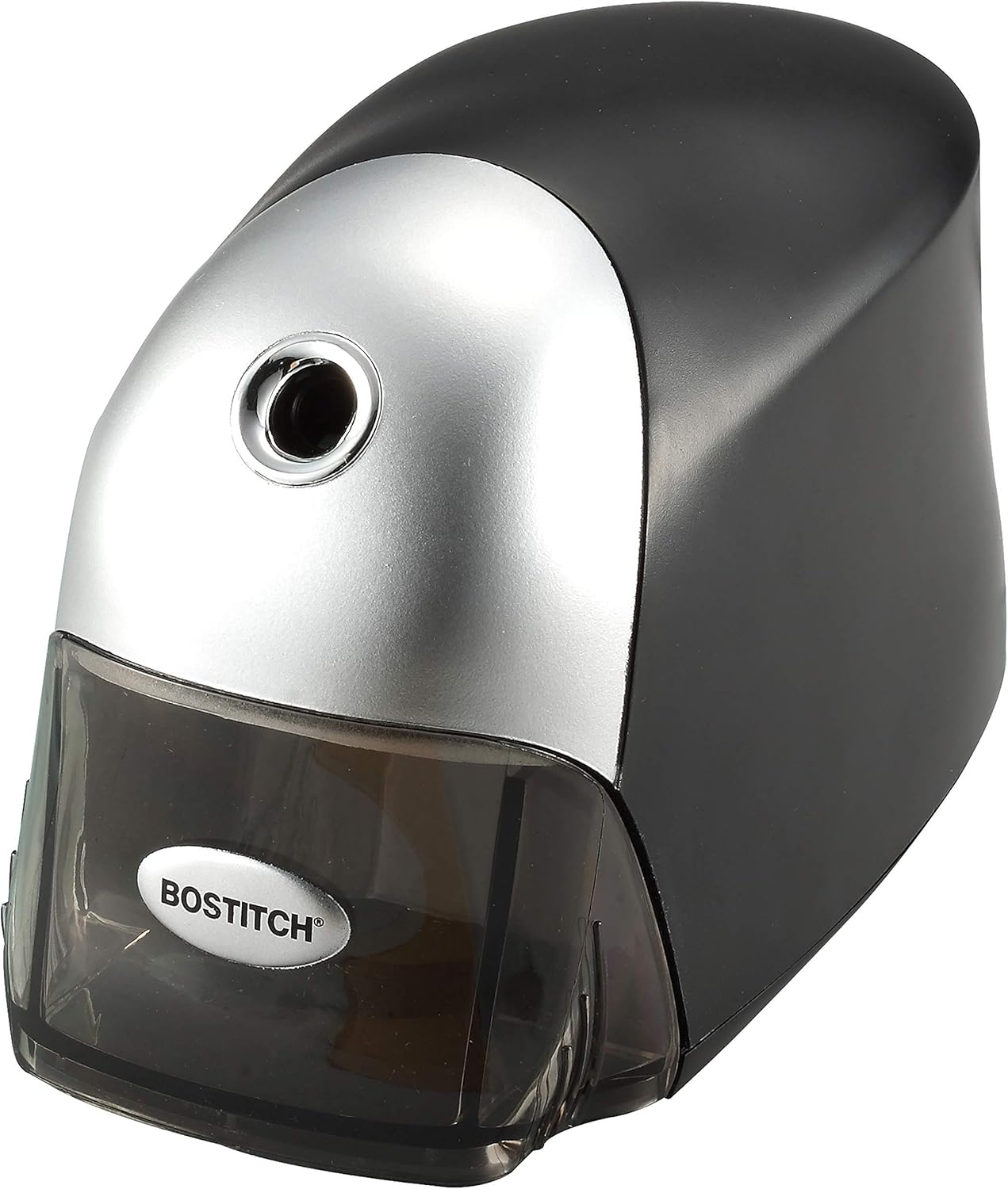 Bostitch Office QuietSharp Executive Heavy Duty Electric Pencil Sharpener for 65% Faster Sharpening and 6X Longer Cutter Life - Colored Pencil Compatible, Black