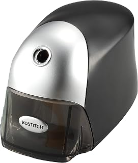 Bostitch QuietSharp Executive Electric Pencil Sharpener - 65% Faster, 6X Cutter Life, Colored Pencils Compatible, Black