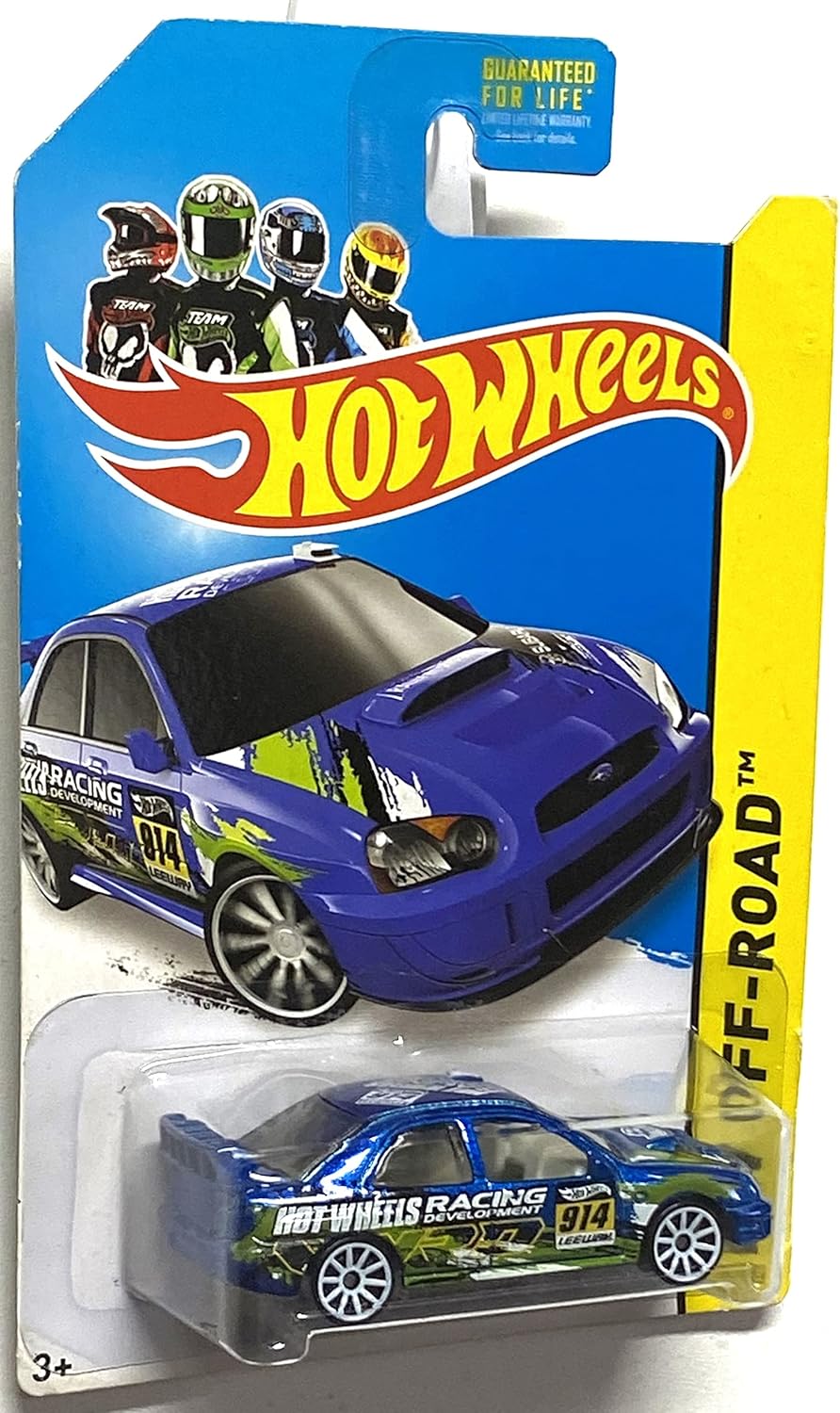 Hot Wheels Subaru Impreza WRX 2014 Road Rally Hw Off-Road Blue Subaru Impreza WRX 1:64 Scale Collectible Die Cast Metal Toy Car Model #108/250