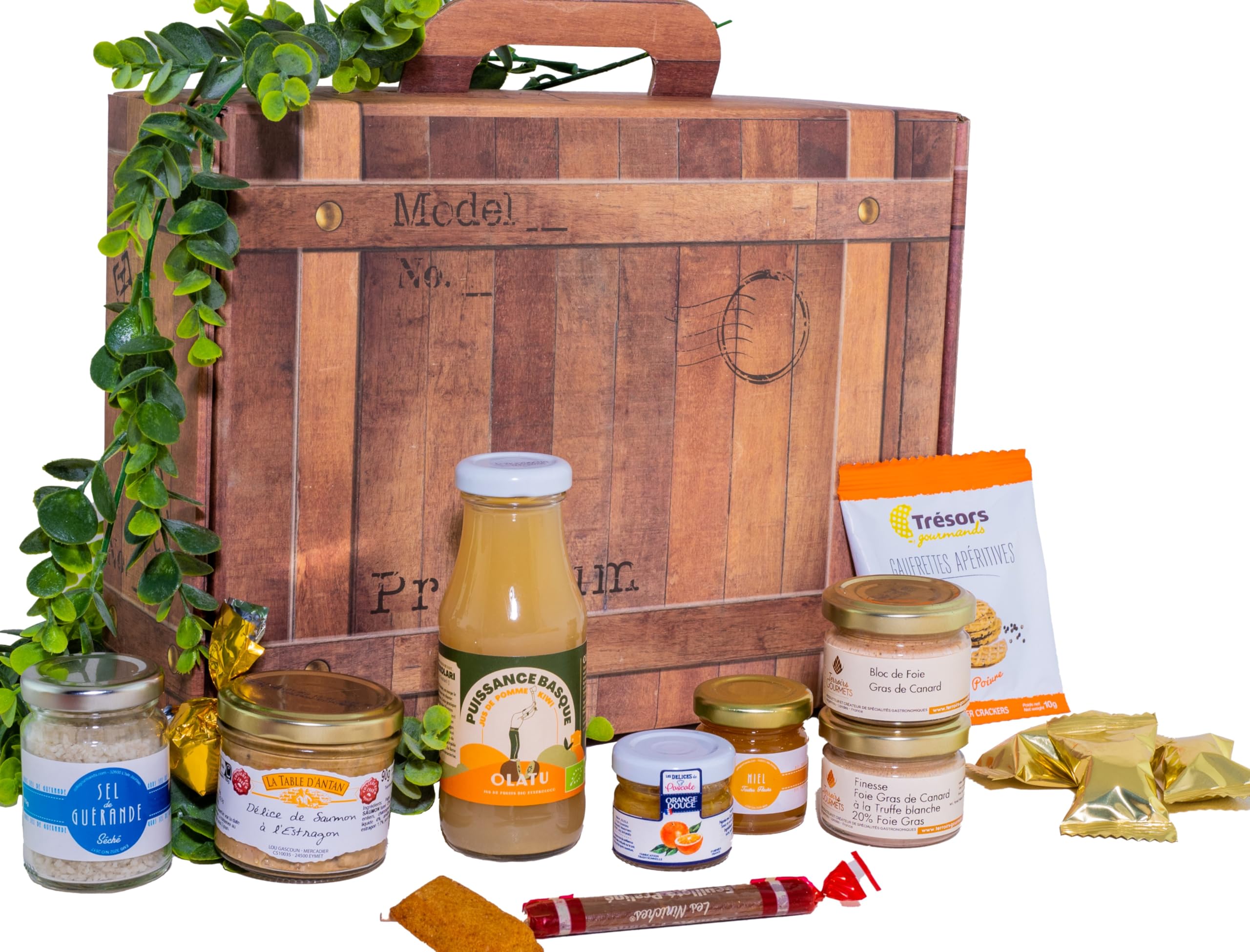 COLIS GOURMANDS – Cesta recortada – Estuche gourmand para regalo, ideal para el día de la madre, el día del padre, cumpleaños, la Navidad, sin cerdo y sin alcohol