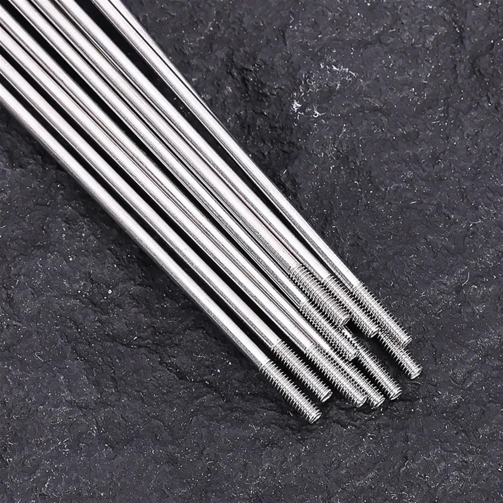 Raggi Bici In Acciaio Inox 14G - Set 10 Pezzi Con Misure Varie Da 250mm A 296mm Per Ruote Strada - Foto 9