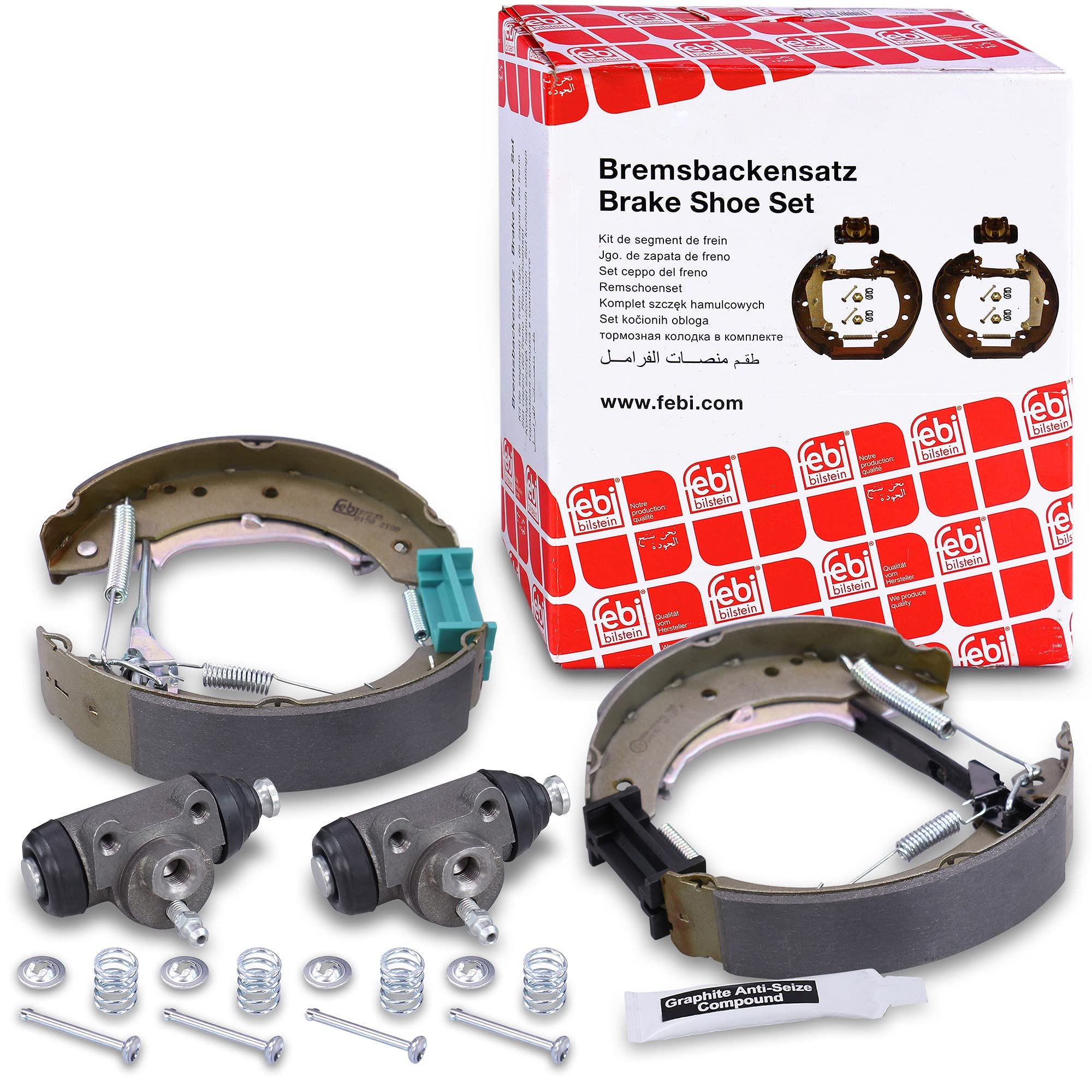 Rear FEBI BILSTEIN 37235 Brake Shoe Set for ,DACIA,RENAULT