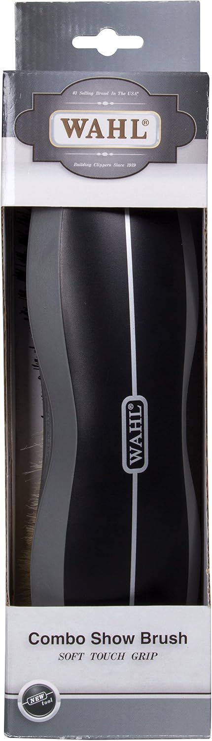 Wahl Equine Combo Body Brush, Horse Brushes, Equine Grooming Tools, Brushes for Ponies and Horses, Brush for Bodies, Gentle Bristle Brush, Stiff Bristles, Soft Bristle, Equine Care