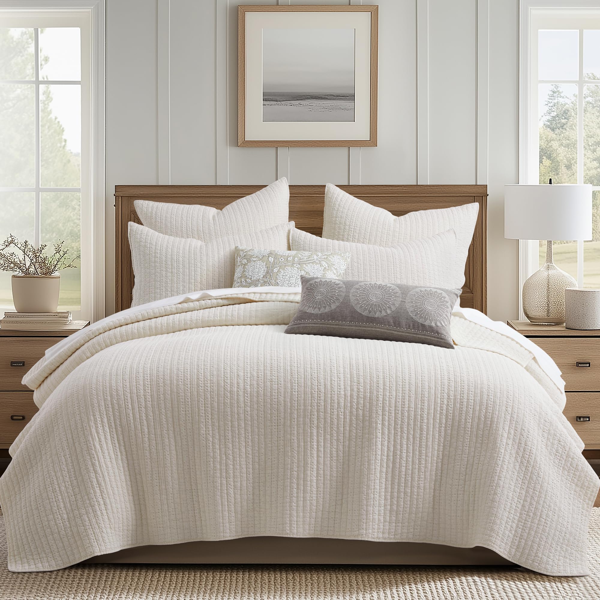 Amazon.com: Levtex Home - Loden Quilt Set - Full/Queen Quilt and
