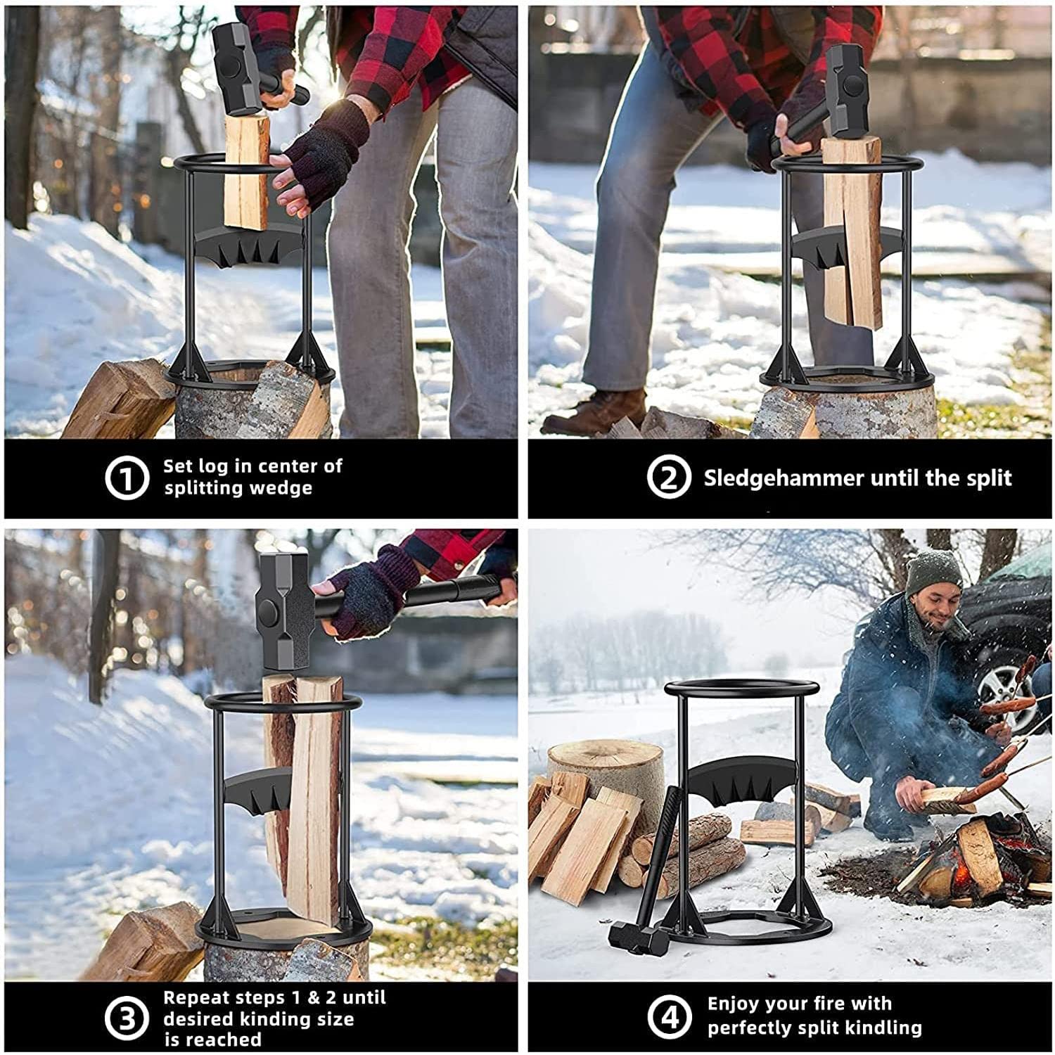 Alle houtklovers van WOLFF MOUNT, Groot assortiment in diverse maten