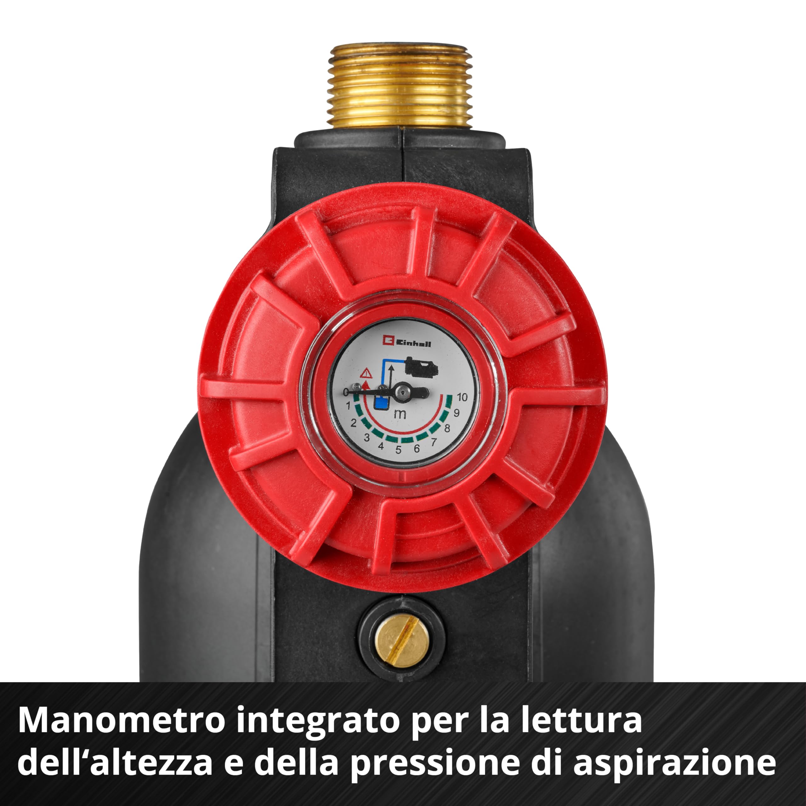 Einhell pompa da giardino a batteria automatica AQUINNA 18/30 F LED AUTOMATIC Power X-Change (18 V, max. 3000 L/h, max. 28 m di altezza, funzione automatica, 2 slot per batteria, senza batteria)