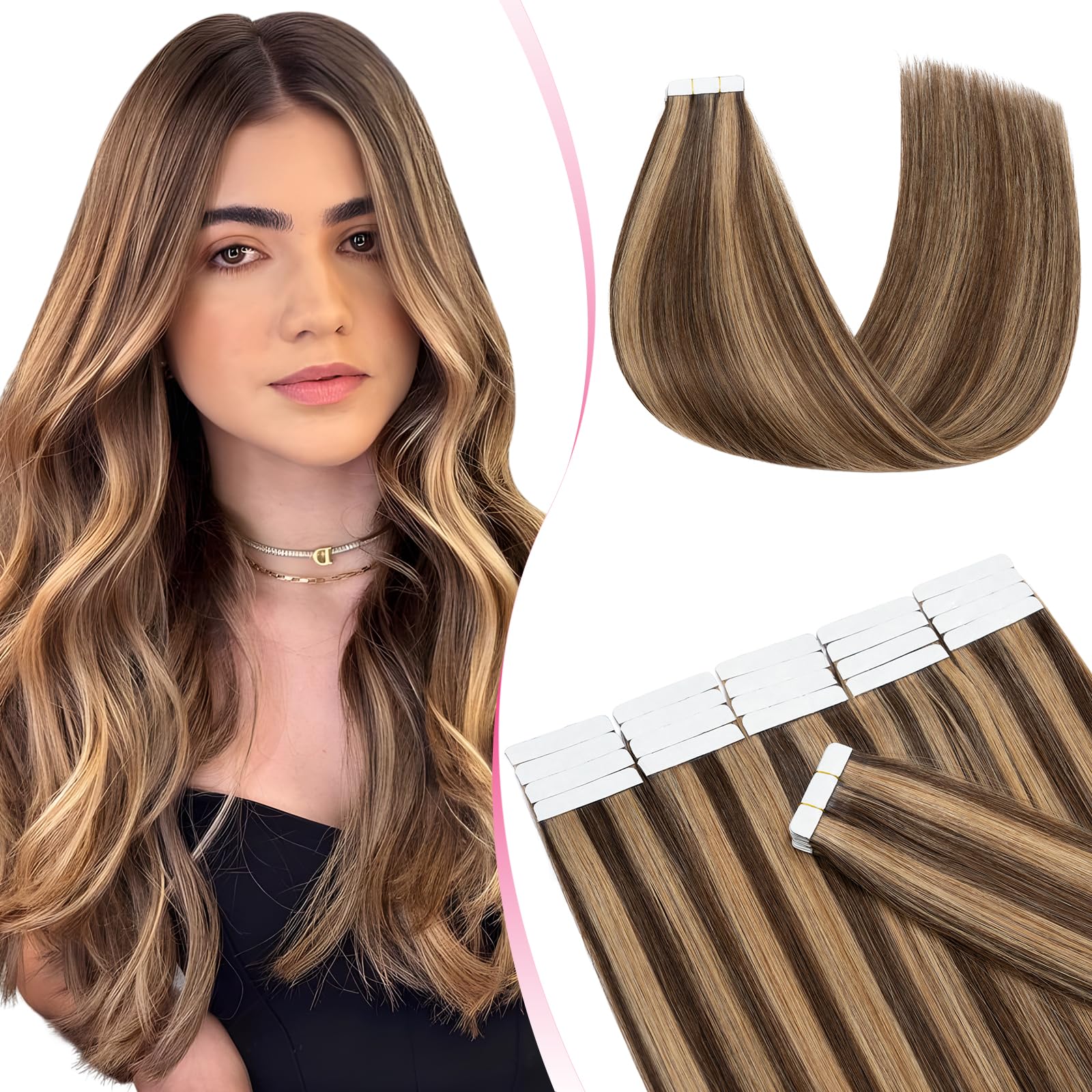MY-LADY Seamless Invisible Tape Hair Extensions