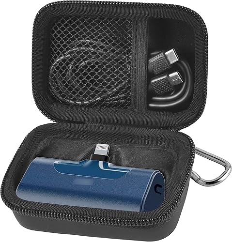 Funda compatible con Charmast pequeño cargador portátil de 5000 mAh Soporte de almacenamiento para iwalk Power Bank 45004800 mAh para iPhone