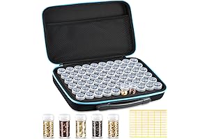 60-Slots Sturdy Seed Storage Organizer for Flower Vegetable Plants