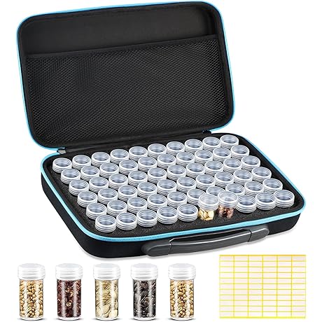 60-Slots Sturdy Seed Storage Organizer for Flower Vegetable Plants