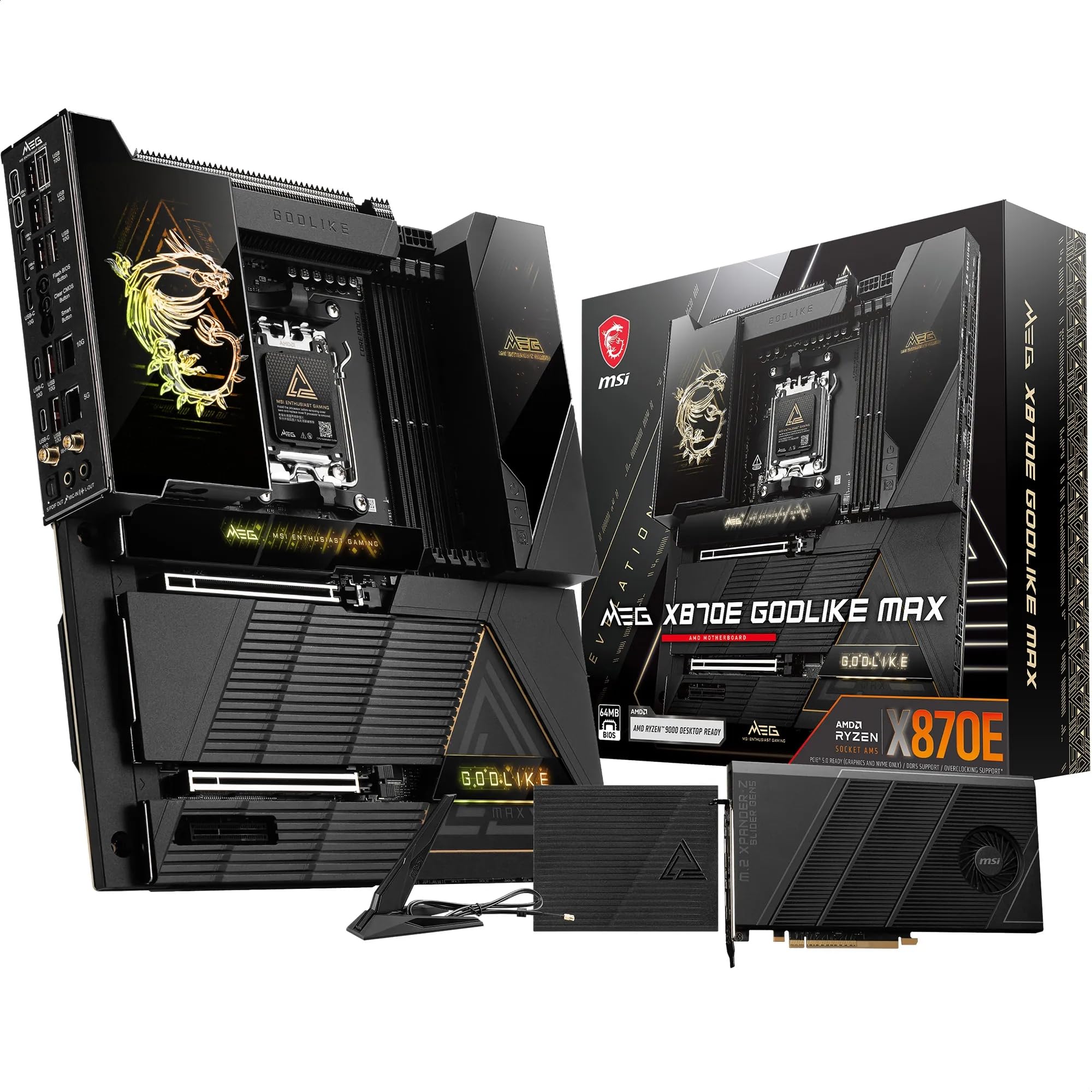 蜜柑MSI X870E 7800x3d 4070ti Amazon.com: MSI MEG X870E GODLIKE MAX, E-ATX - Supports AMD Ryzen