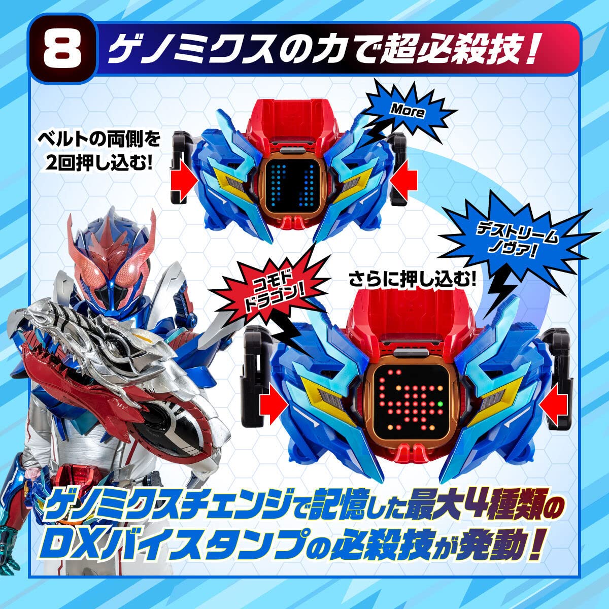 Kamen Rider Revise Henshin Belt DX Vail Driver Destream Driver Unit Toy Bandai - Bild 9 von 9