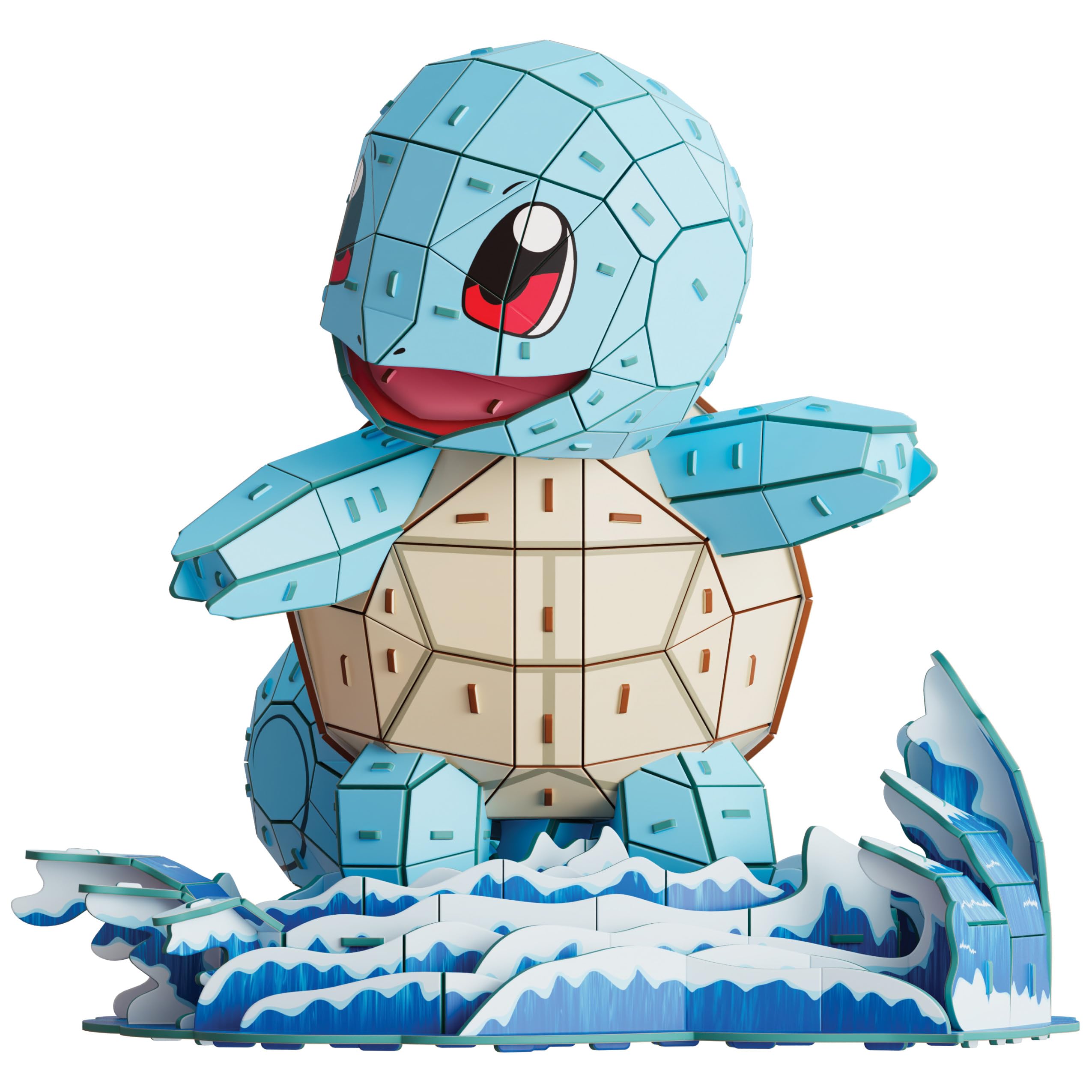 4D Build - Pokémon Schiggy - detailreicher 3D-Modellbausatz aus hochwertigem Karton, 180 Teile, leicht zu Bauen, ab 12 Jahren