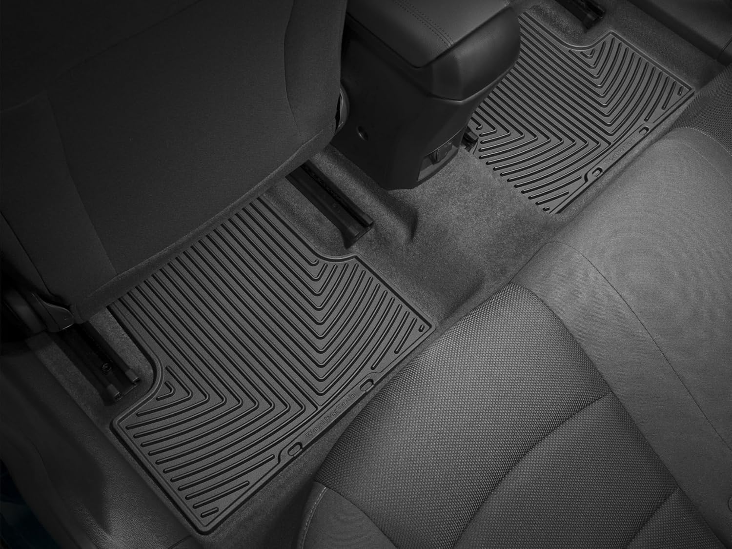 WeatherTech All-Weather Floor Mats for Chevrolet Cruze Limited, Cruze - 2nd Row (W277), Black