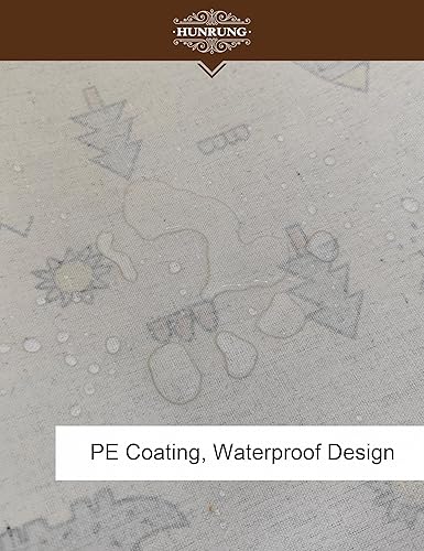 Miniatura 162 de HUNRUNG Cesta rectangular de almacenamiento de lona, bonita cesta organizadora de lona para mascotas, juguetes de niños, libros, ropa, perfecta