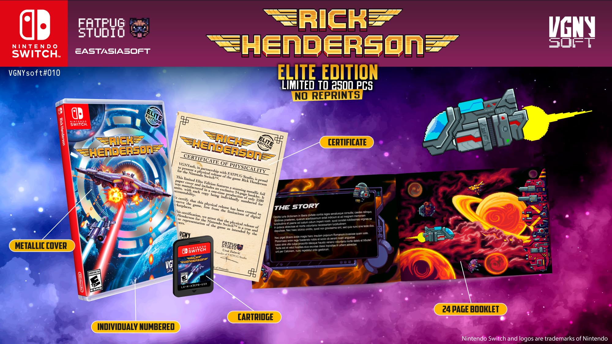 Jogo Rick Henderson - Elite Edition - Nintendo Switch | Amazon.com.br