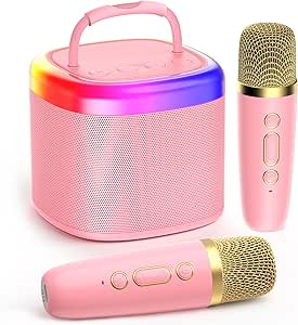 Amazon.com: HWWR Kids Karaoke Machine: Portable Bluetooth Karaoke