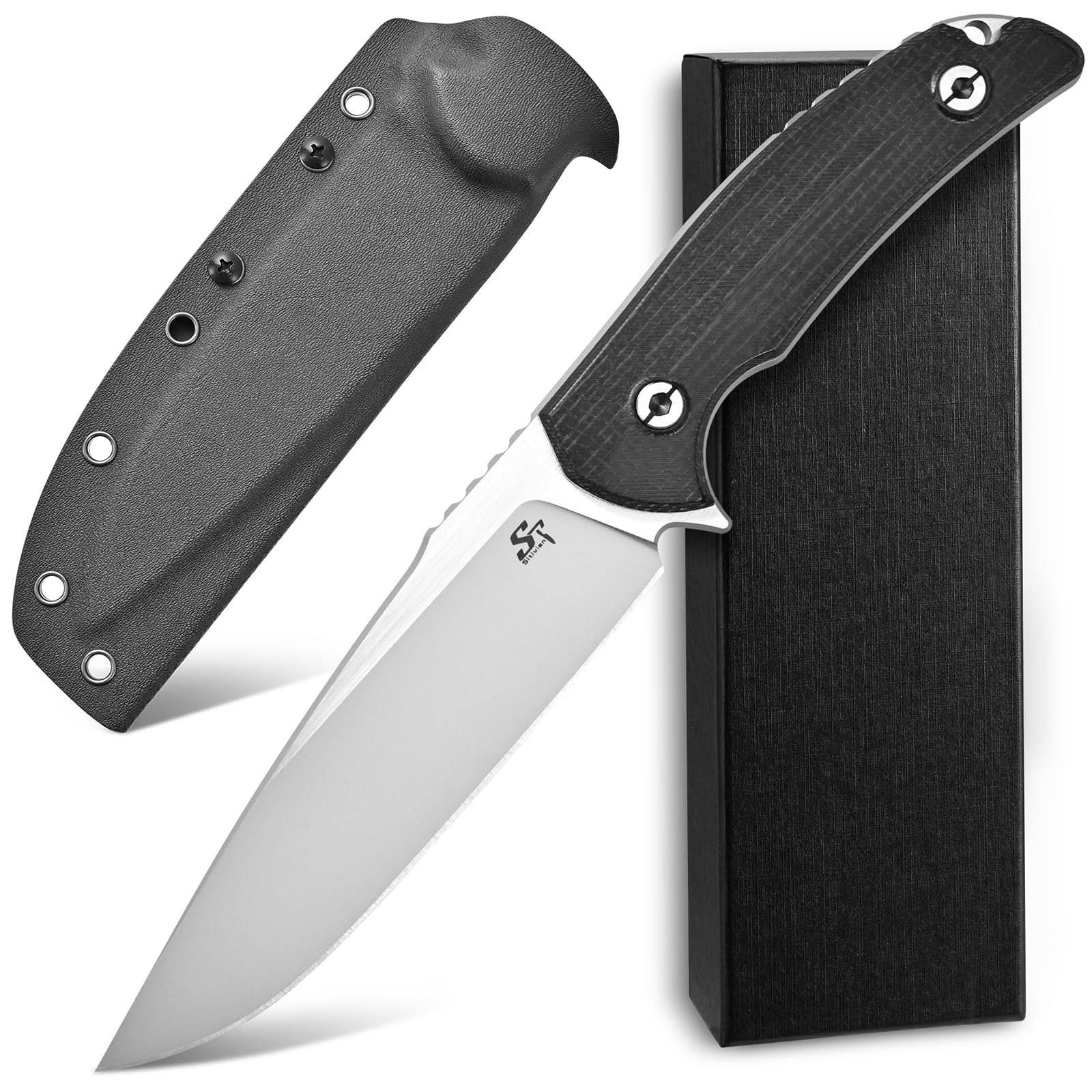 Amazon.com : Sitivien ST26 Fixed Blade Knife N690 Steel Blade