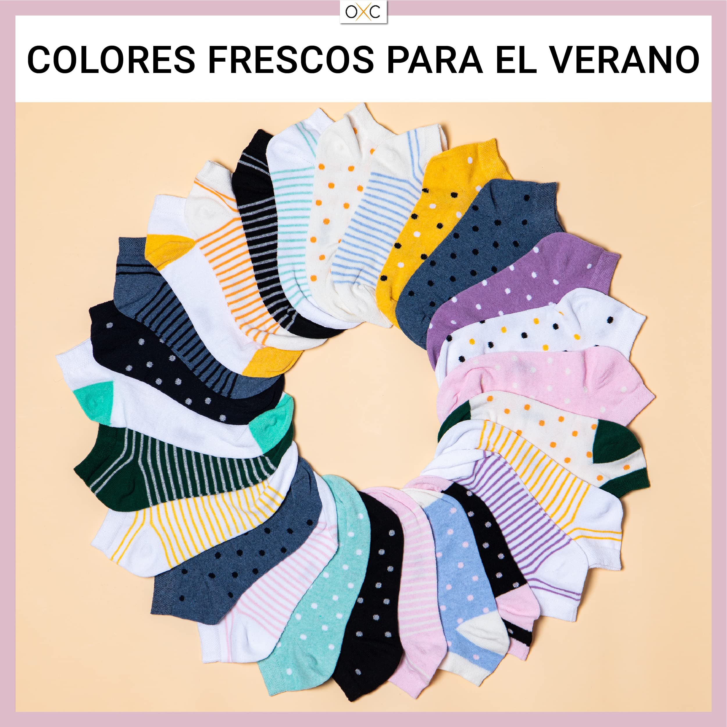 Occulto Calcetines Tobilleros para Niño y Niña 10 Pares (modelo: Mikl) - 5