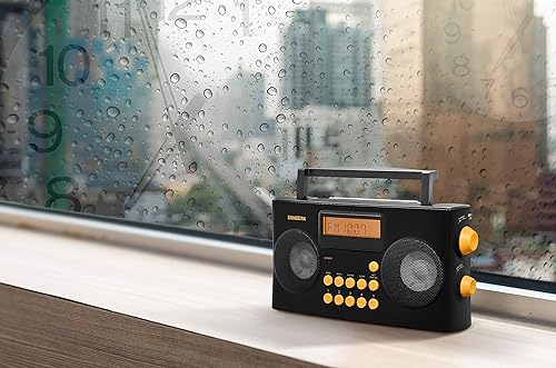 Miniatura 3 de Sangean Radio portátil PR-D17 AM/FM-RDS especialmente diseñada para personas con discapacidad visual con útiles indicaciones de voz guiadas,