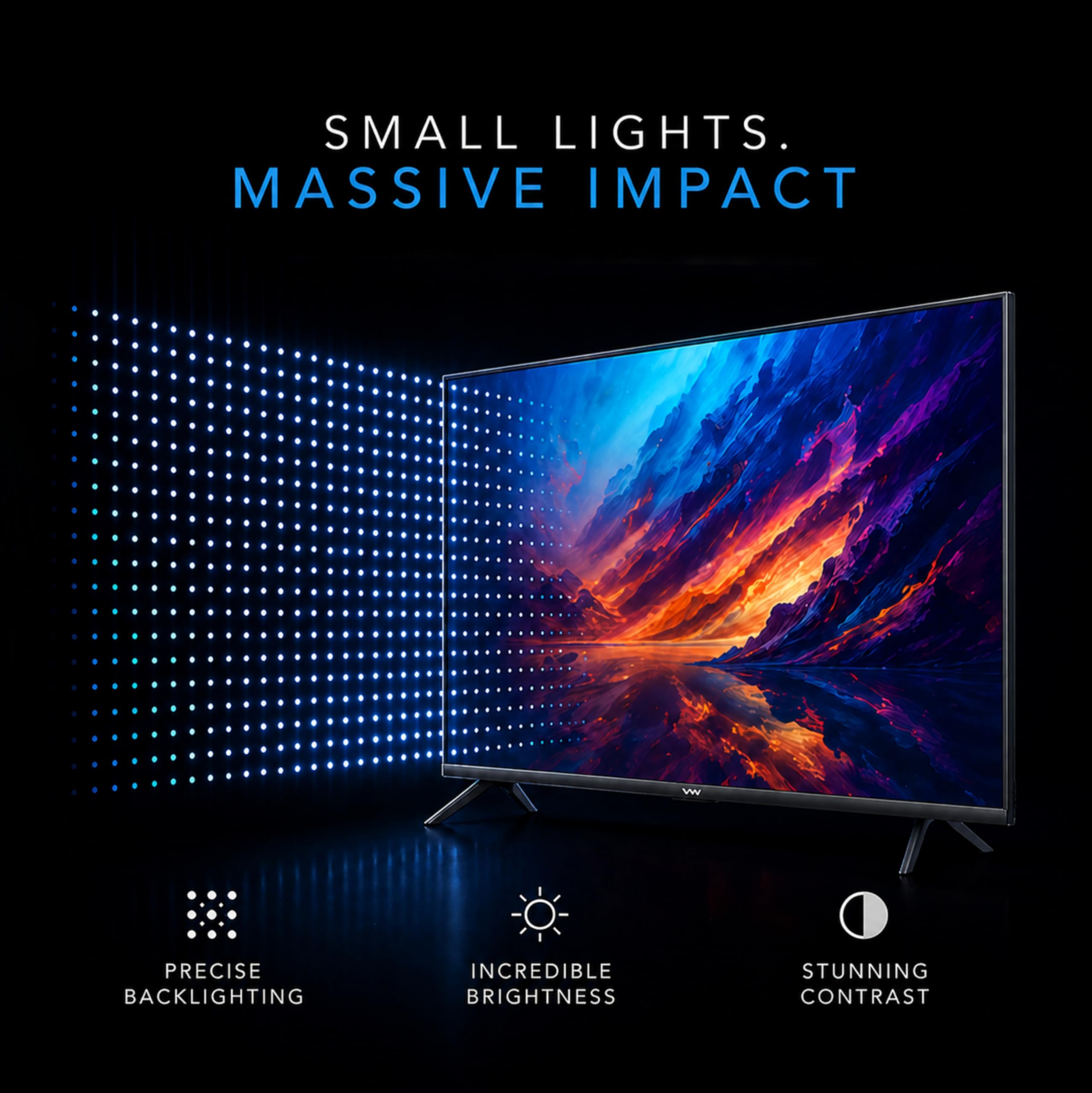 Visio World 55" 4K QLED Smart TV - Stunning Picture! -4